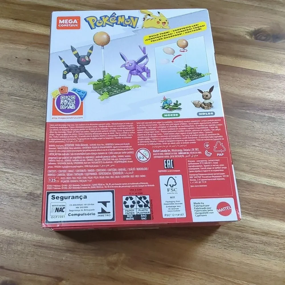 MEGA Construx - Pokemon Buildable‎ Figures - UMBREON & ESPEON (125 Pieces)